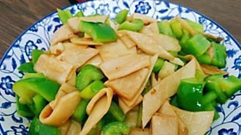 杏鲍菇炒辣椒